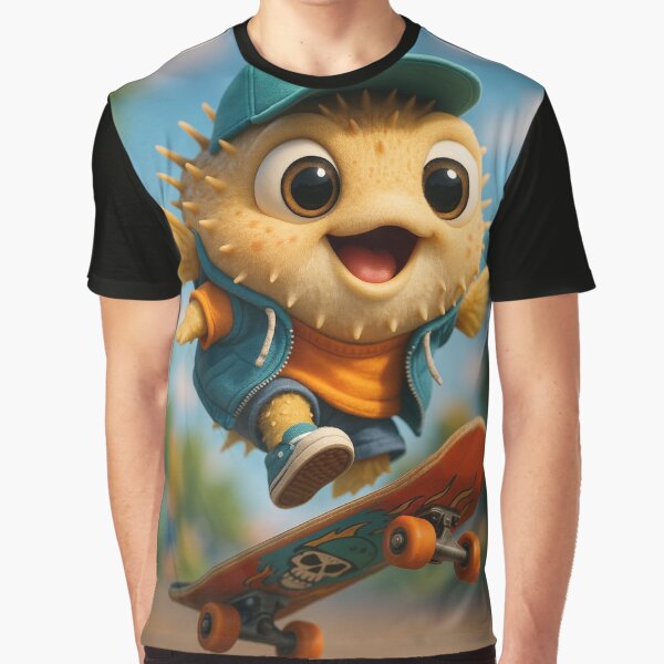 Skater Pinfish by Sillytoe T-Shirts, Hoodie, Sweatshirt | BlankRebels.com (Image 1)