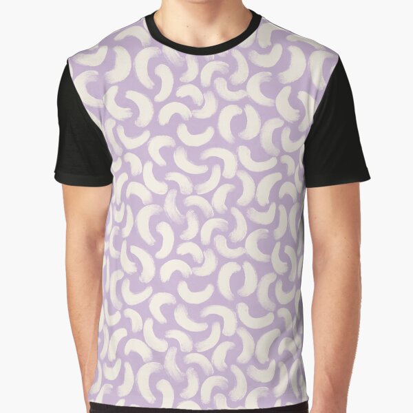 Boho gouache brush strokes in pastel lilac by Illustrated by Nat T-Shirts, Hoodie, Sweatshirt | BlankRebels.com (Image 1)