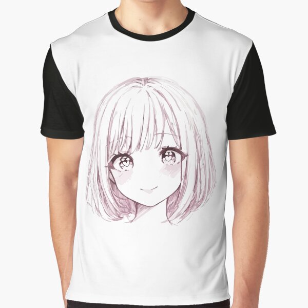Sweet Anime Look by Shinsei-Shop T-Shirts, Hoodie, Sweatshirt | BlankRebels.com (Image 1)
