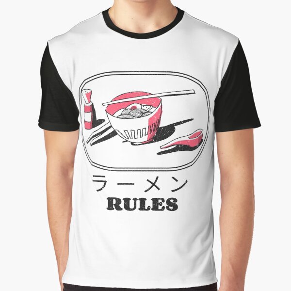 Vintage Japanese Anime Ramen Rules ラーメン   Gift for ramen lover by TamGustam T-Shirts, Hoodie, Sweatshirt (Image 1)