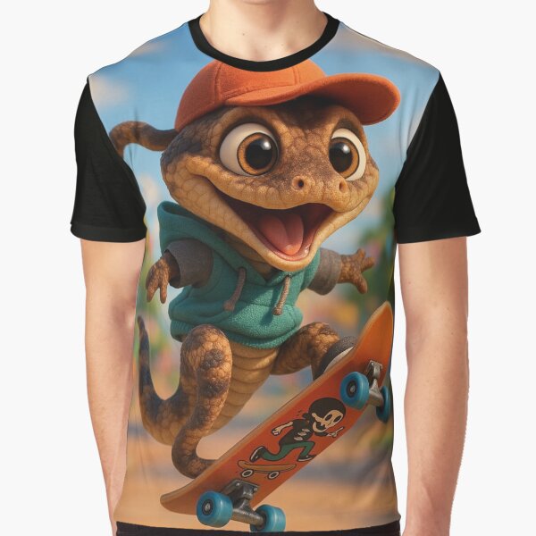 Skater Mamushi Snake by Sillytoe T-Shirts, Hoodie, Sweatshirt | BlankRebels.com (Image 1)