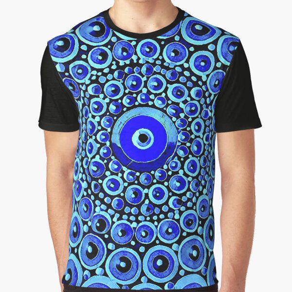 evil eye protection in blue by vivroucoart T-Shirts, Hoodie, Sweatshirt | BlankRebels.com (Image 1)