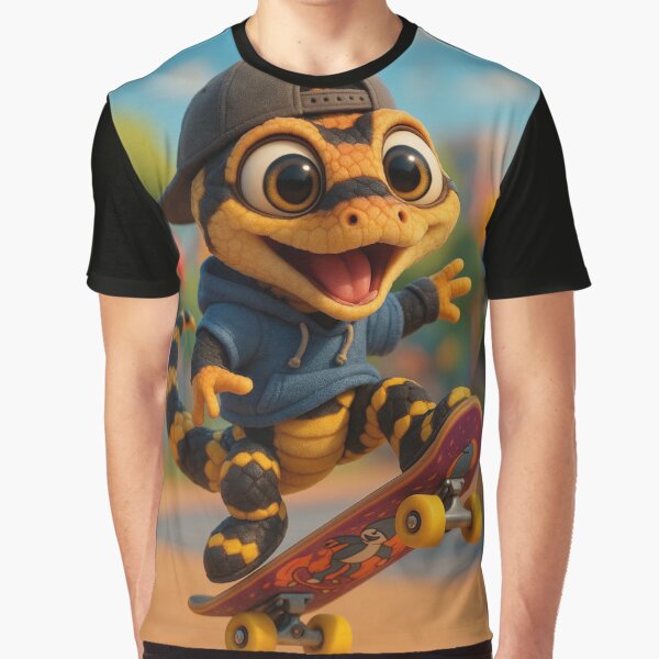 Skater Mandarin Rat Snake by Sillytoe T-Shirts, Hoodie, Sweatshirt | BlankRebels.com (Image 1)