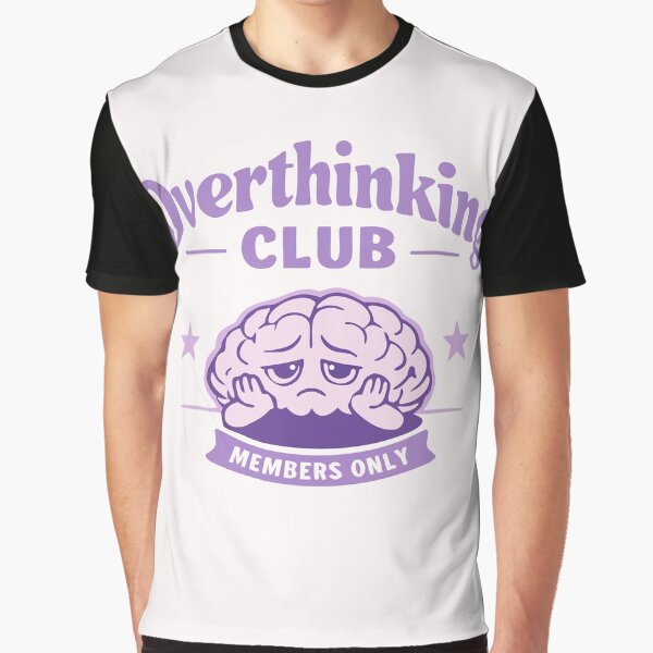 Overthinking Club Poster – Aesthetic Minimalist Wall Art ( Digital Lavender ) by BaKamiLand T-Shirts, Hoodie,... (Image 1)