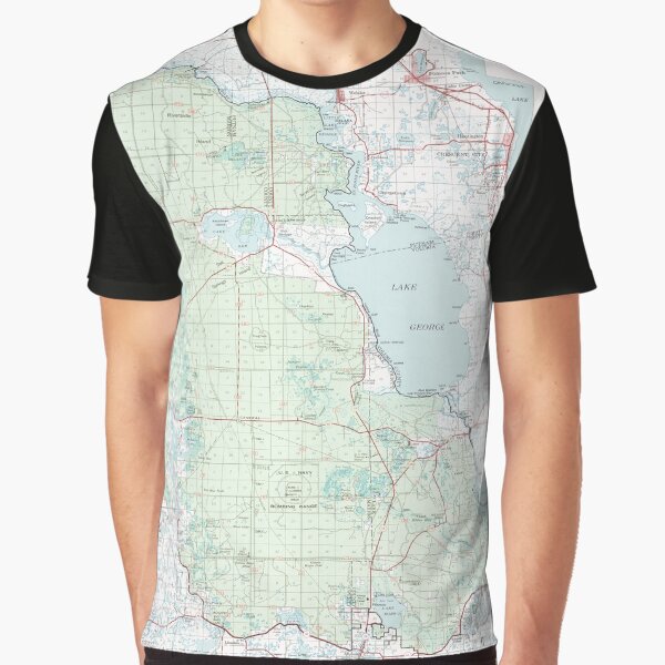 Ocala National Forest Map (1971) Florida Woodland Reserve Atlas by BravuraMedia T-Shirts, Hoodie, Sweatshirt (Image 1)