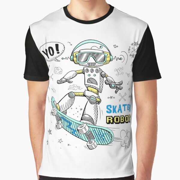 skater android (yo!) by hayrpictures T-Shirts, Hoodie, Sweatshirt | BlankRebels.com (Image 1)