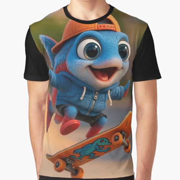 Skater Neon Tetra by Sillytoe T-Shirts, Hoodie, Sweatshirt | BlankRebels.com (Image 1)