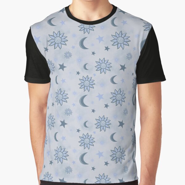 Blue Mystic Sun and Moon Sky Dance by Spirit Owl Designs T-Shirts, Hoodie, Sweatshirt | BlankRebels.com (Image 1)