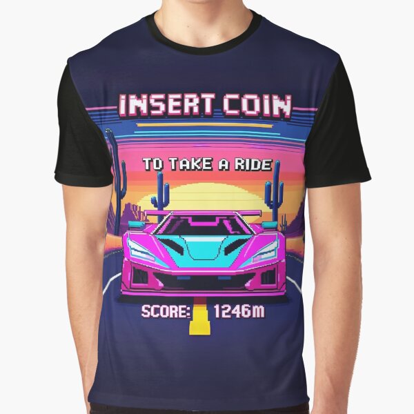 Retro Pixel Art Car T-Shirts, Hoodie, Sweatshirt