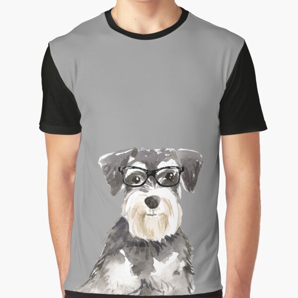 Miniature Schnauzer with glasses by beastieboutique T-Shirts, Hoodie, Sweatshirt | BlankRebels.com (Image 1)