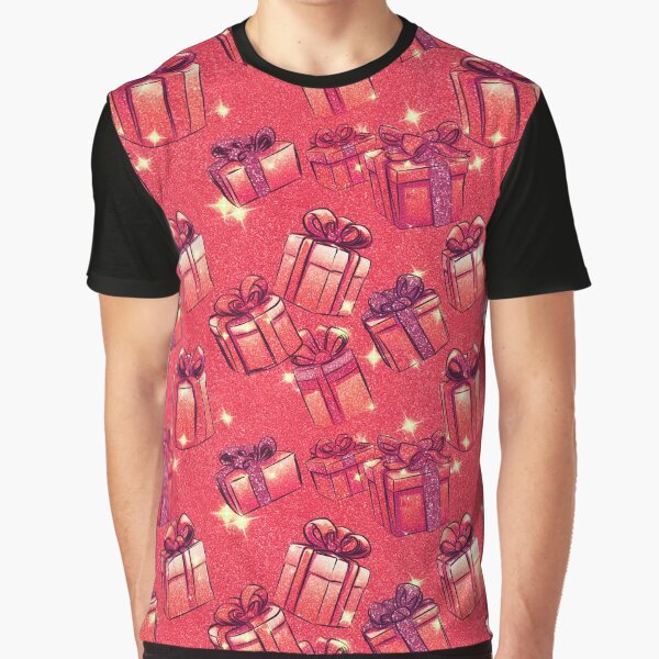 Red Christmas Presents Pattern | Christmas Gifts | Matching Family Winter Outfit by PinkGoddessLove T-Shirts,... (Image 1)