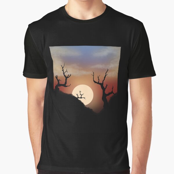 Dark Forest Sunset by Ayujinar T-Shirts, Hoodie, Sweatshirt | BlankRebels.com (Image 1)