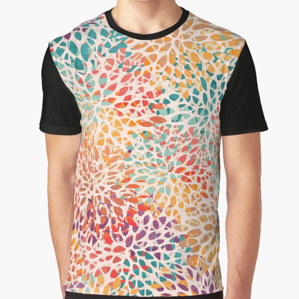 Floral Pattern, Colorful Petal Fragments by meggydesigns T-Shirts, Hoodie, Sweatshirt | BlankRebels.com (Image 1)