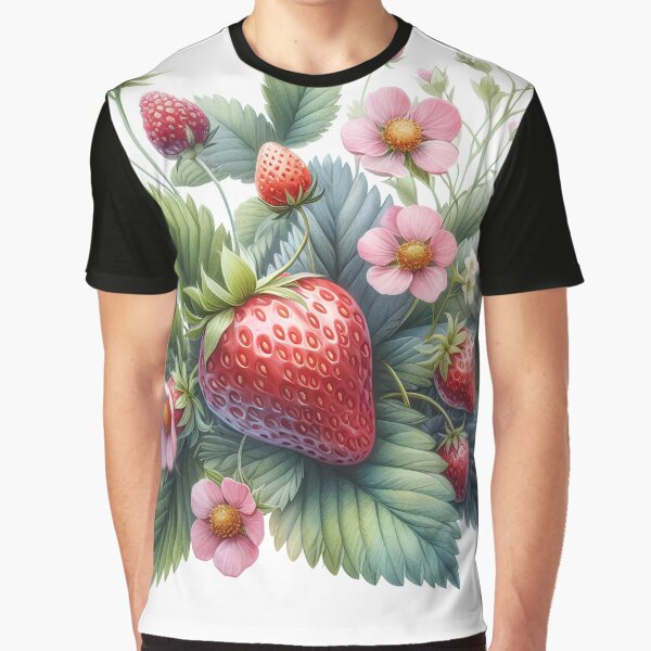 Pretty strawberries by Artillenium T-Shirts, Hoodie, Sweatshirt | BlankRebels.com (Image 1)
