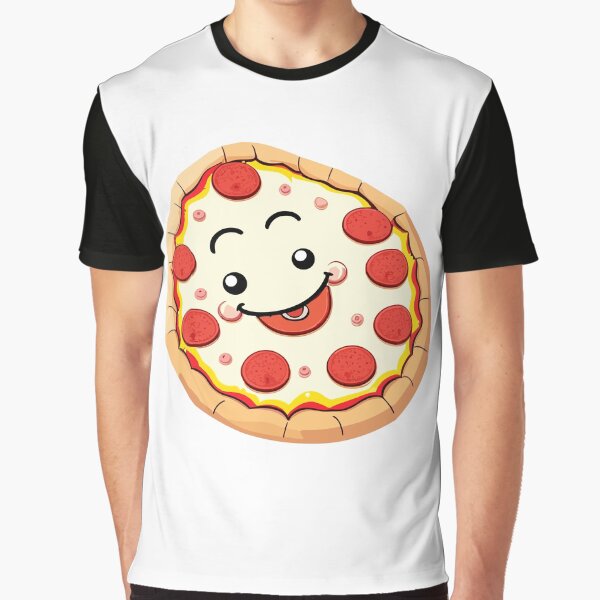 Happy Pepperoni Pizza Cartoon by Akioos T-Shirts, Hoodie, Sweatshirt | BlankRebels.com (Image 1)