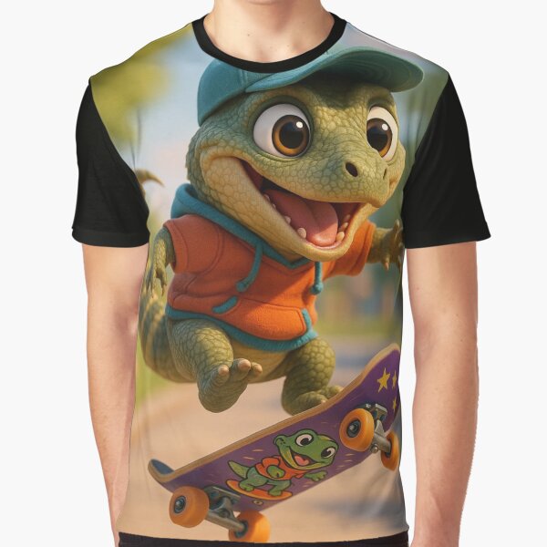 Skater Monitor Lizard by Sillytoe T-Shirts, Hoodie, Sweatshirt | BlankRebels.com (Image 1)