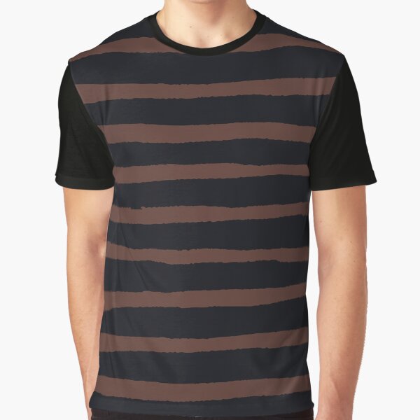 minimalist brown and black dark academia organic stripes by neopop T-Shirts, Hoodie, Sweatshirt | BlankRebels.com (Image 1)