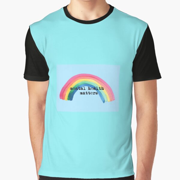Rainbow Mental Health Matters by nochillaly T-Shirts, Hoodie, Sweatshirt | BlankRebels.com (Image 1)