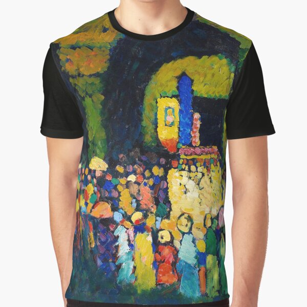 Wassily Kandinsky, The Ludwigskirche in Munich by emidye20 T-Shirts, Hoodie, Sweatshirt | BlankRebels.com (Image 1)