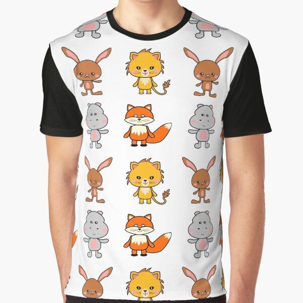 Cute Kawaii Baby Animals Pack by lovelyandcute T-Shirts, Hoodie, Sweatshirt | BlankRebels.com (Image 1)