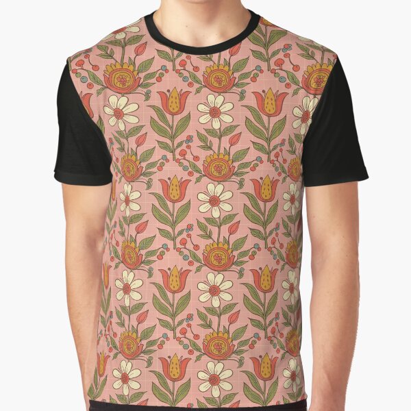 Vintage Bloom – Seamless Floral Pattern by tviyluv T-Shirts, Hoodie, Sweatshirt | BlankRebels.com (Image 1)