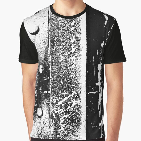 Urban Abstract Modern Art Grunge Style Black and White 1 of 6 by Beachy T-Shirts, Hoodie, Sweatshirt (Image 1)