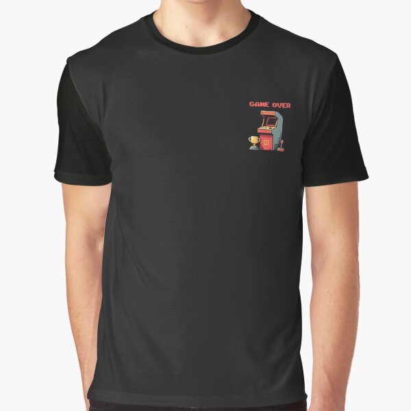 Game Over - Retro Arcade Pixel Art Gaming Design by Raes-Runaways T-Shirts, Hoodie, Sweatshirt | BlankRebels.com (Image 1)