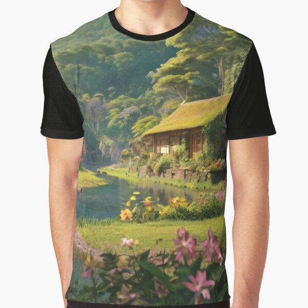 Forest Magic in the Riverside Village by BlareBlare T-Shirts, Hoodie, Sweatshirt | BlankRebels.com (Image 1)