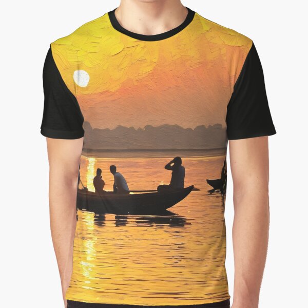 Boats at Sunset by tomorrowsart T-Shirts, Hoodie, Sweatshirt | BlankRebels.com (Image 1)