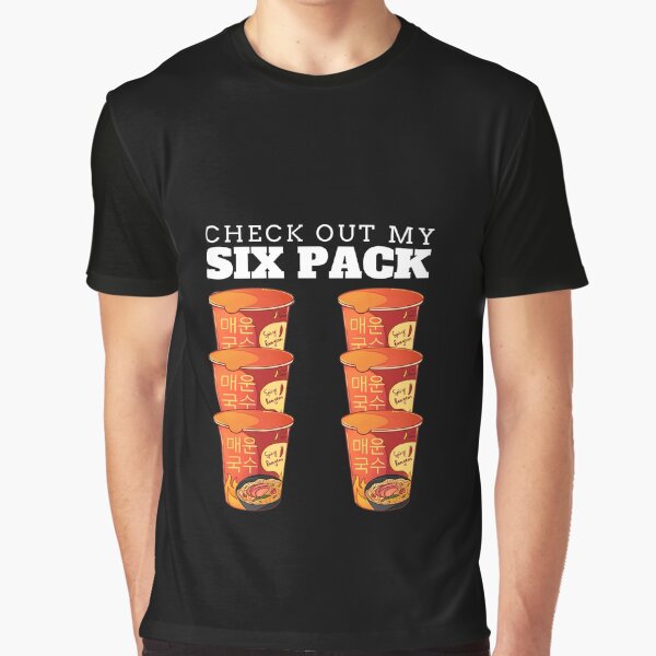 check out my six pack, gift for ramen lover by art-and-sticker T-Shirts, Hoodie, Sweatshirt | BlankRebels.com (Image 1)