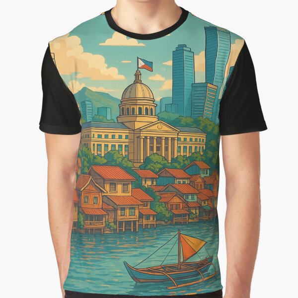 Philippines Vintage Illustration T-Shirts, Hoodie, Sweatshirt