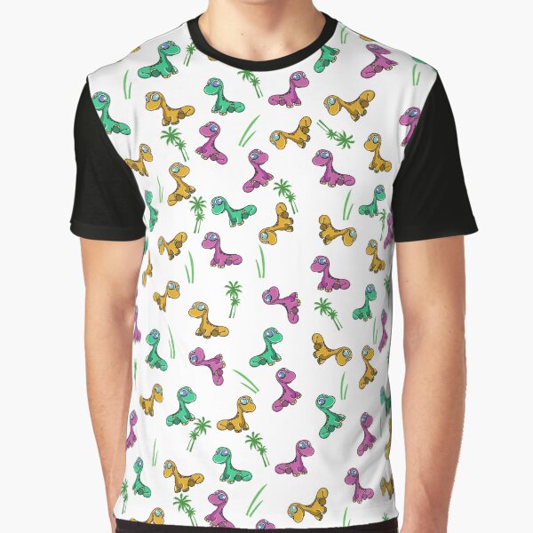 Cute Baby Dinosaur Pattern by qitrechio T-Shirts, Hoodie, Sweatshirt | BlankRebels.com (Image 1)