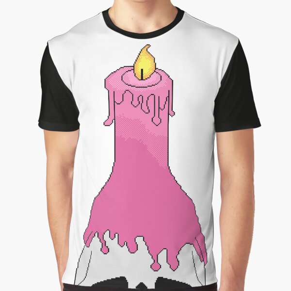 Pixel Art Skull with Candle by ParanoidOpossum T-Shirts, Hoodie, Sweatshirt | BlankRebels.com (Image 1)