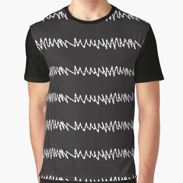 Hand-drawn Black and White Zigzag Pattern by PosterpartyCo T-Shirts, Hoodie, Sweatshirt | BlankRebels.com (Image 1)