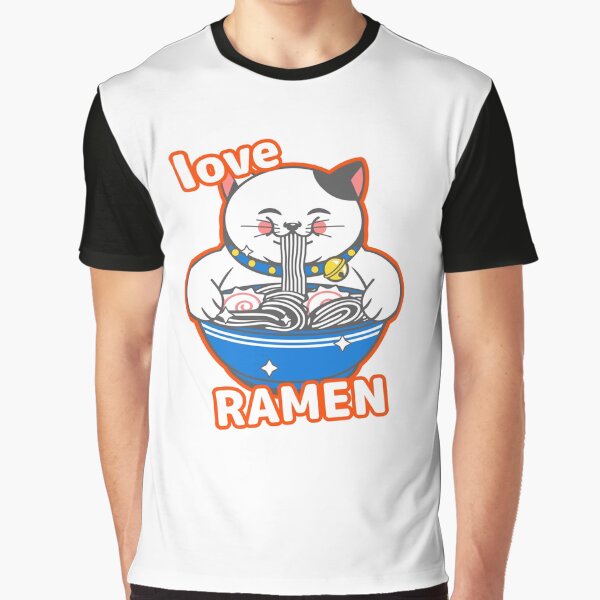 Cat Cute Ramen Bowl Noodles Cute Bowl Instant Love Ramen Funny by Zuuag T-Shirts, Hoodie, Sweatshirt (Image 1)