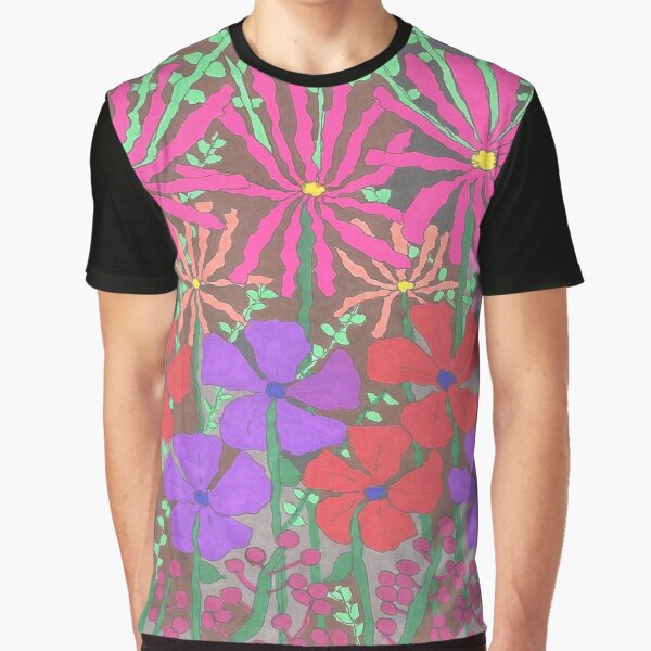 Springtime Twilight Garden Art by DanielleGensler T-Shirts, Hoodie, Sweatshirt | BlankRebels.com (Image 1)