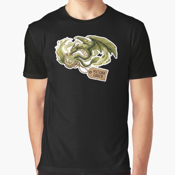 Matcha Coded Happy MATCHA Ritual Tea Dragon by SarashiArt T-Shirts, Hoodie, Sweatshirt | BlankRebels.com (Image 1)