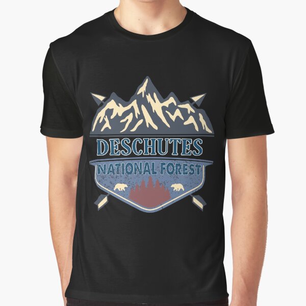 Deschutes National forest by graphic-map T-Shirts, Hoodie, Sweatshirt | BlankRebels.com (Image 1)