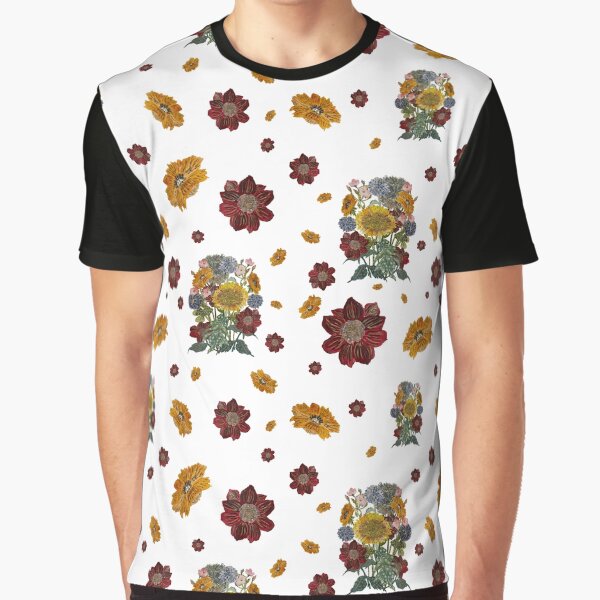 Copy of Bouquet flower seamless pattern by Yana Mustafina | Boho Soulful Designs T-Shirts, Hoodie, Sweatshirt (Image 1)