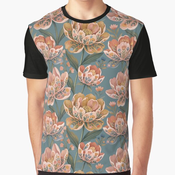 Boho Folk Flowers Blush by mmartabc T-Shirts, Hoodie, Sweatshirt | BlankRebels.com (Image 1)