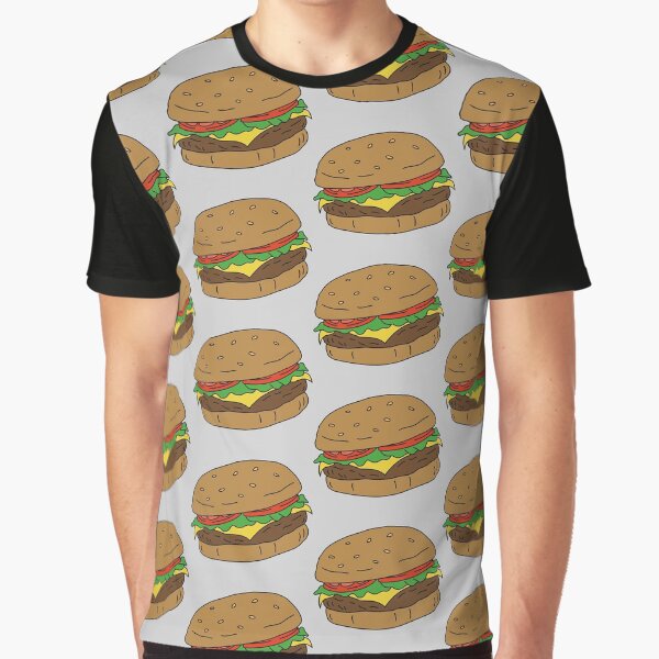 Burger (Light Grey) by Reba Lou T-Shirts, Hoodie, Sweatshirt | BlankRebels.com (Image 1)