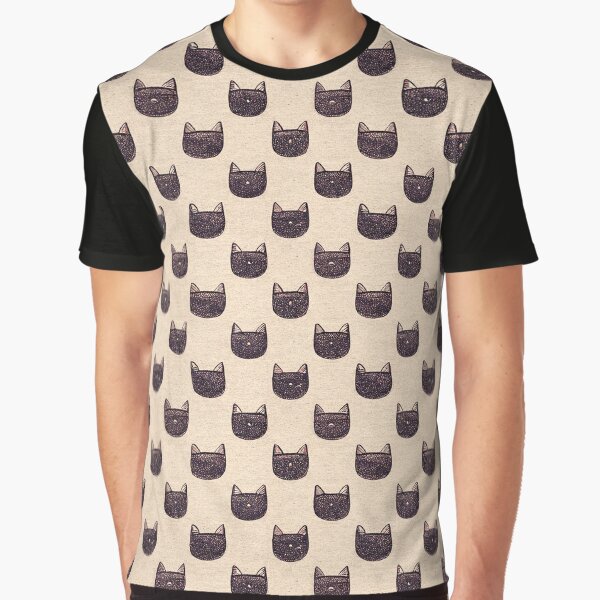 Cute Cat Pattern Art 25 Regular Grid T-Shirts, Hoodie, Sweatshirt
