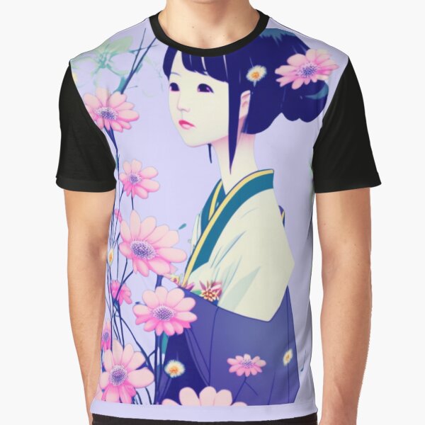japan girl in manga style by aipaint T-Shirts, Hoodie, Sweatshirt | BlankRebels.com (Image 1)