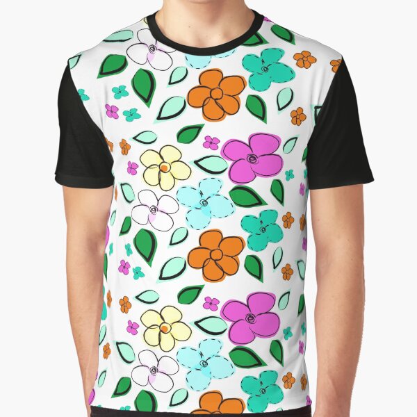 Cute Flowers doodle by kristinedesigns T-Shirts, Hoodie, Sweatshirt | BlankRebels.com (Image 1)