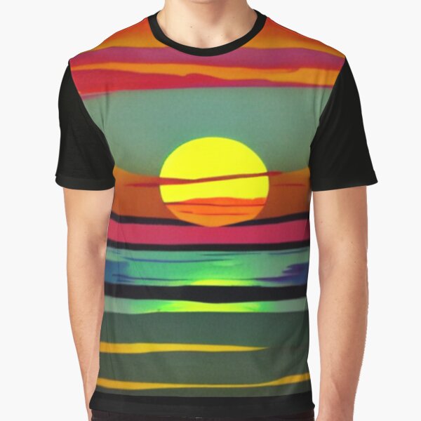 Retro Sunset by Designspot2020 T-Shirts, Hoodie, Sweatshirt | BlankRebels.com (Image 1)