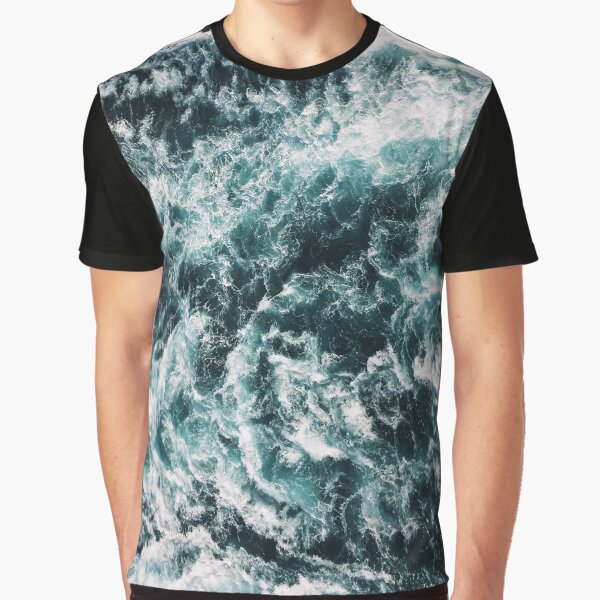 Deep Blue Ocean Waves by NaomiBalog T-Shirts, Hoodie, Sweatshirt | BlankRebels.com (Image 1)