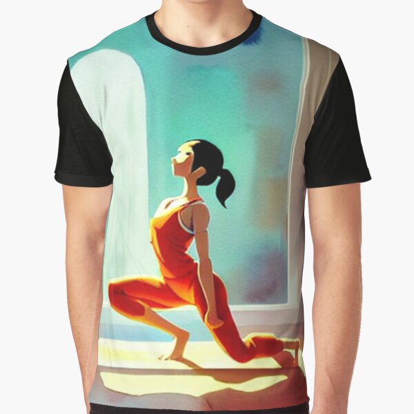 A lady practicing yoga by printiesart T-Shirts, Hoodie, Sweatshirt | BlankRebels.com (Image 1)