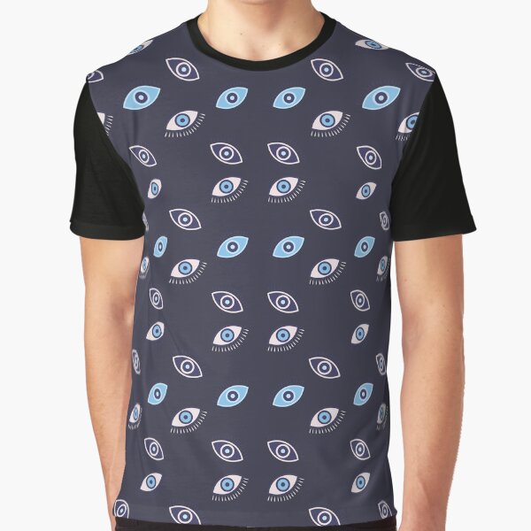 Blue Evil Eye Pattern by FeeLnLivE T-Shirts, Hoodie, Sweatshirt | BlankRebels.com (Image 1)