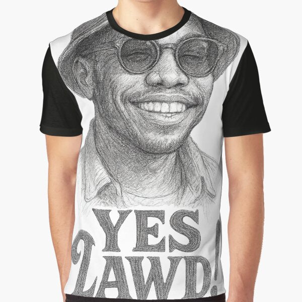 Yes Lawd! – Graphite Portrait Inspired Art by Aecplaza T-Shirts, Hoodie, Sweatshirt | BlankRebels.com (Image 1)