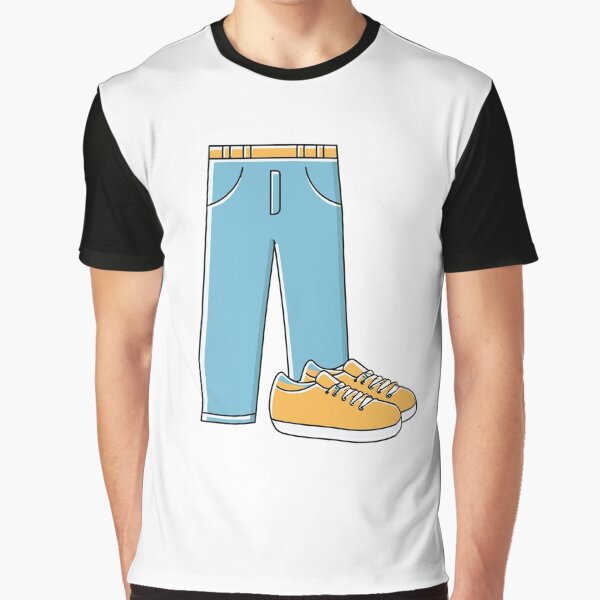 Illustration of jeans and sneakers by rasagamastore T-Shirts, Hoodie, Sweatshirt | BlankRebels.com (Image 1)